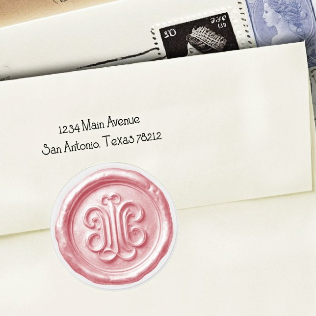 Faux Wax Seal Deep Impression Pink (Creator Uploaded)