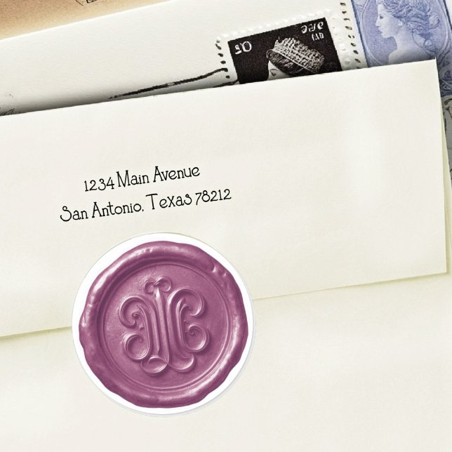 Faux Wax Seal Deep Impression Purple (Creator Uploaded)