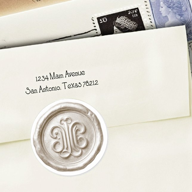 Faux Wax Seal Deep Impression Warm Grey (Creator Uploaded)
