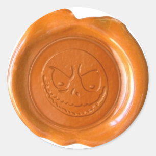 Faux Wax Seal - Orange - GOBLIN