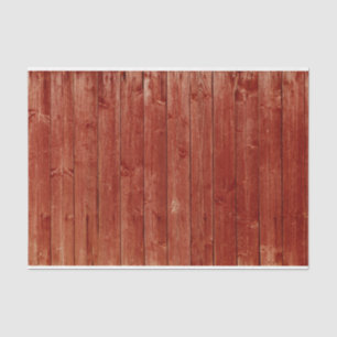 Faux Weathered Red Barn Wood Background Decoupage Tissue Paper