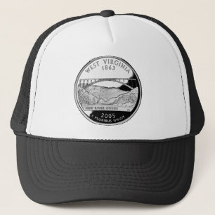 Faux West Virginia State Quarter Trucker Hat