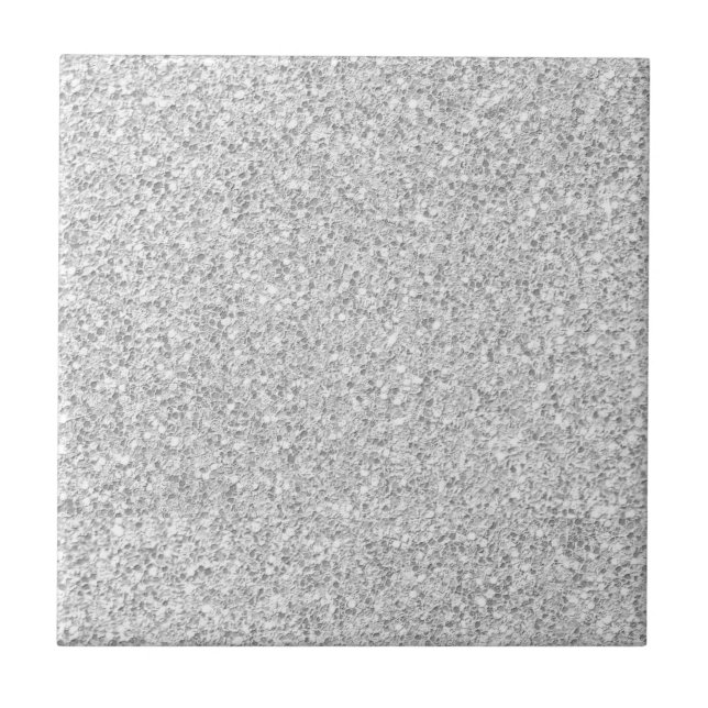 Faux White Grey Granite Stone Ceramic Tile (Front)