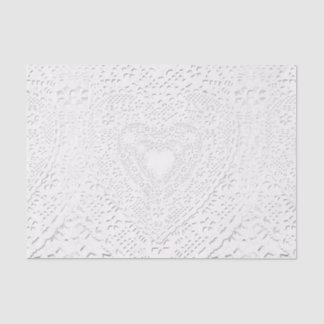 Faux White Lace Fabric Background Tissue Paper