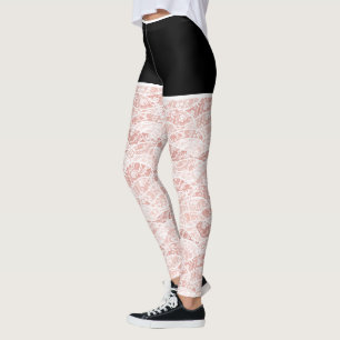 Faux White Lace Fishnet Leggings Funny