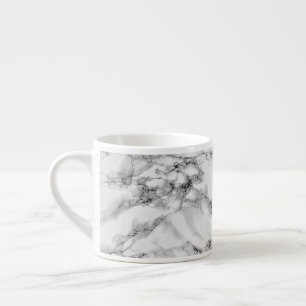 Faux White Marble Espresso Cup