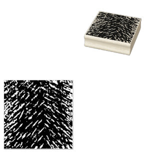 Faux Wolf Fur texture Rubber Stamp