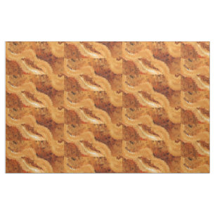 Faux Wood Burled Walnut Pattern  Fabric