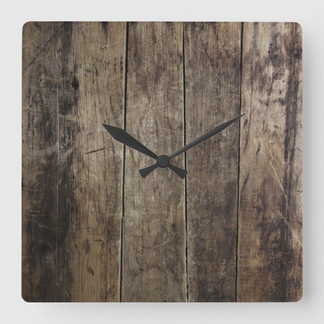 Faux Wood Clock (Front)