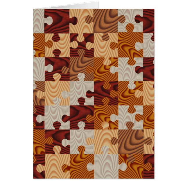 Faux wood jigsaw puzzle (Front)