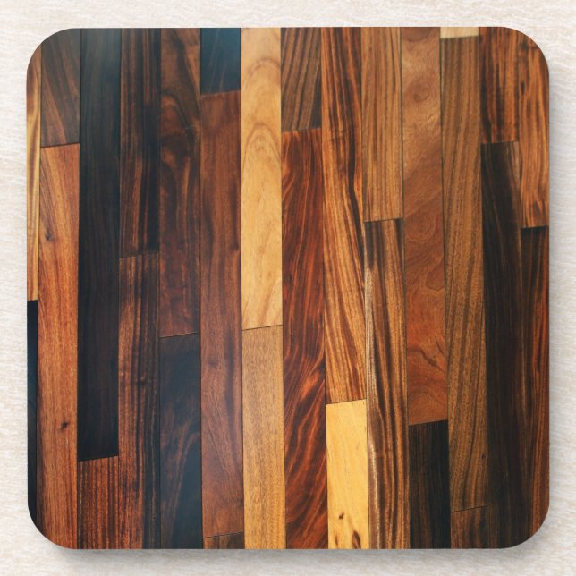 Faux Wooden Floor Slats Coaster (Front)