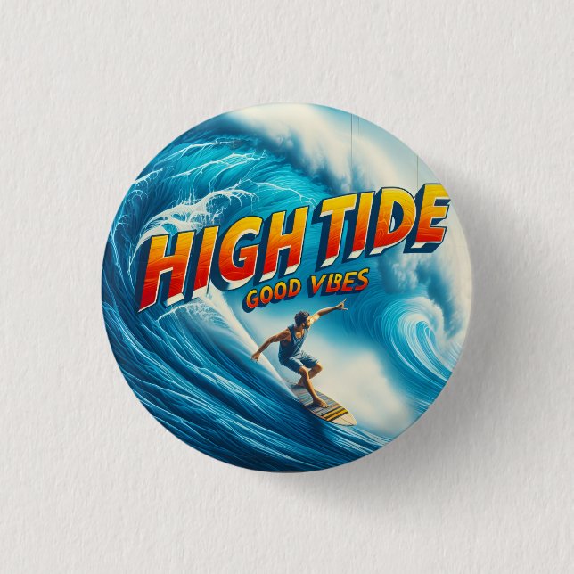 Faux Wrapped Canvas Print 3 Cm Round Badge (Front)