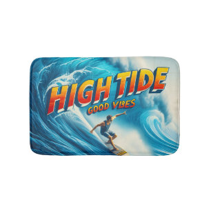 Faux Wrapped Canvas Print Bath Mat