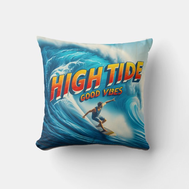 Faux Wrapped Canvas Print Cushion (Front)