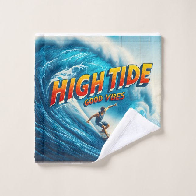 Faux Wrapped Canvas Print Wash Cloth (Wash Cloth)