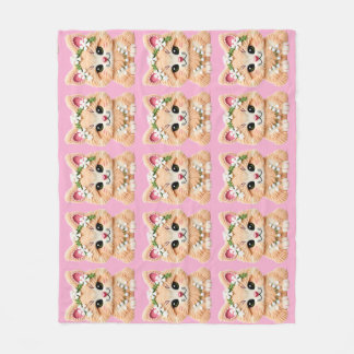 Faux Yarn Notch-Hook Christmas Cat – Cozy Holiday Fleece Blanket