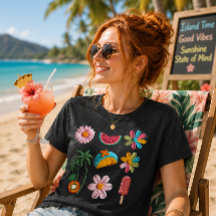 Faux Yarn Tropical Icon