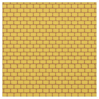 Faux Yellow Brick Fabric