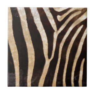 faux zebra print tile