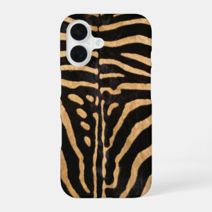 Faux Zebra Skin iPhone 16 Case