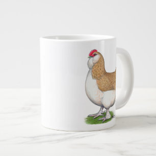 Faverolle Hen Large Coffee Mug