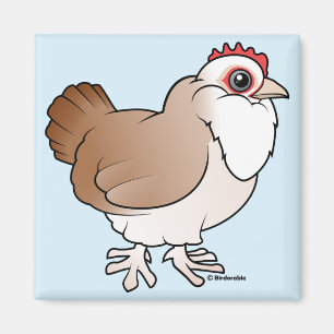 Faverolles Hen Magnet