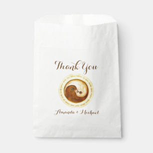 FAVOR BAGS gold YinYang Dove Harmomy