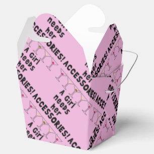 FAVOR BOXES - A GIRL NEEDS HER ACCESSORIES