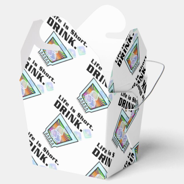 FAVOR BOXES - Life is Short. DRINK. (Opened)