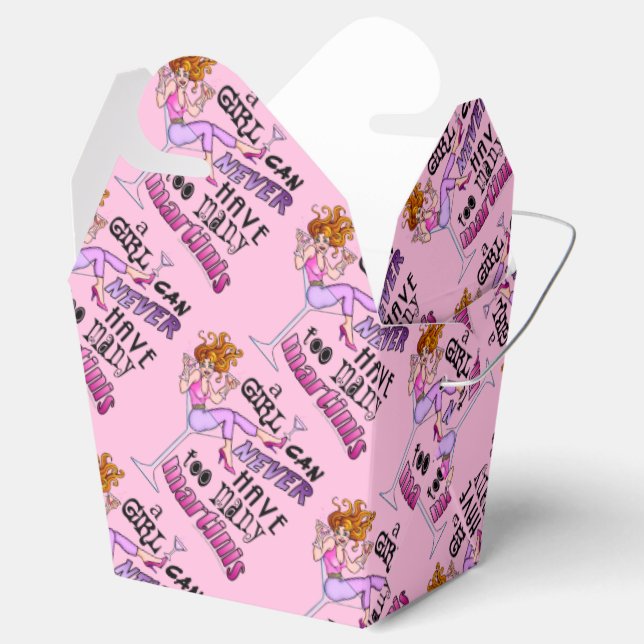 FAVOR BOXES - TOO MANY MARTINIS (Opened)