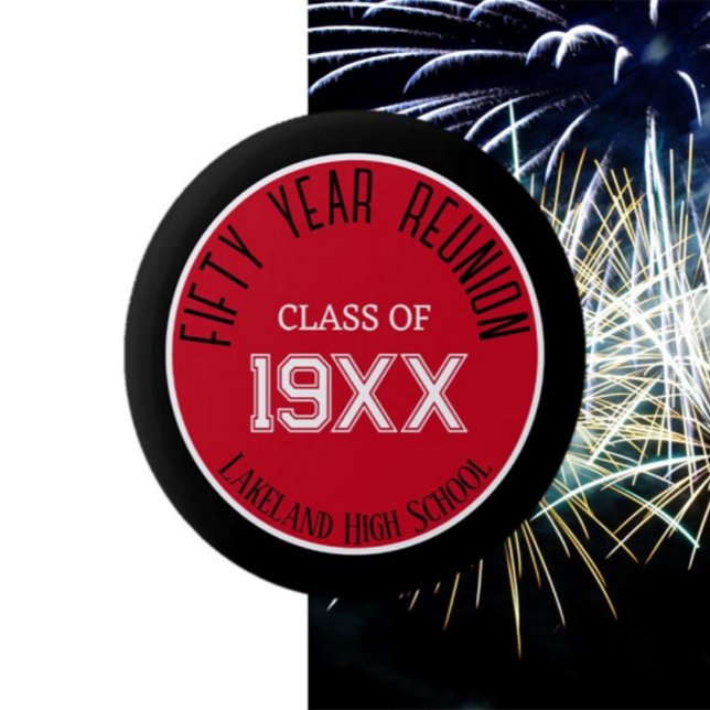 FAVOR! Custom 50th class reunion button (Creator Uploaded)
