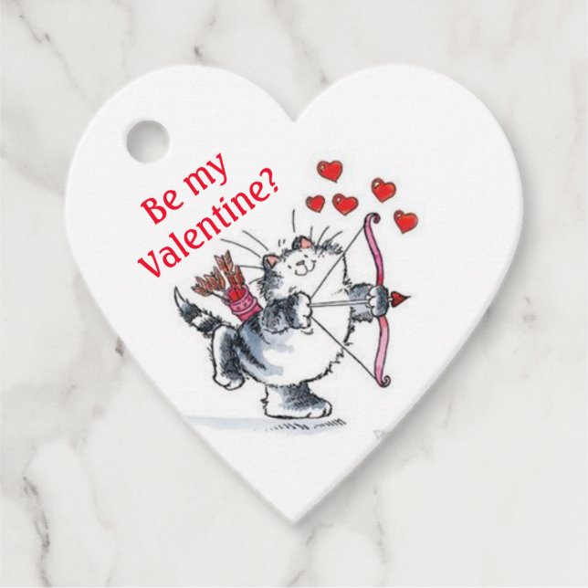 Favor Tag - Be my Valentine? (Front)