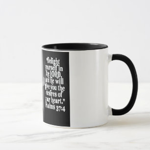 FAVORITE BIBLE SCRIPTURE PSALM 37:4 MUG