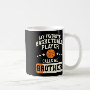 Favorite Bysketbyll Player Brother Family Byller B Coffee Mug
