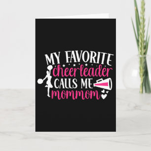 Favorite Cheerleader Calls Me Mommom Cheer Mommom Card