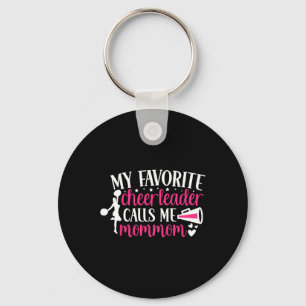 Favorite Cheerleader Calls Me Mommom Cheer Mommom Key Ring