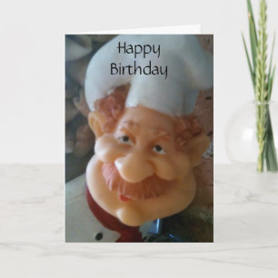 FAVORITE CHEF BIRTHDAY WISHES CARD