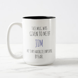 Favorite Employee Mug – Funny Boss Gift