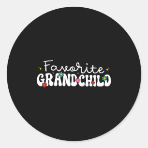Favorite Granhild  Classic Round Sticker