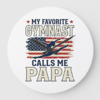 Favorite Gymnast Calls Me Papa Patriotic Vintage S