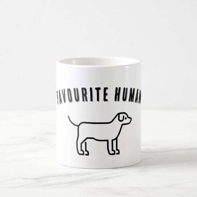 Favorite Human Coffee Mug (Center)