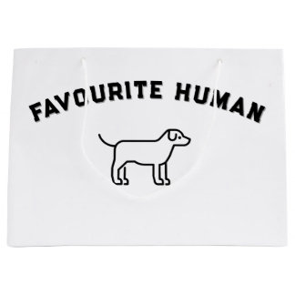 Favorite Human Large Gift Bag