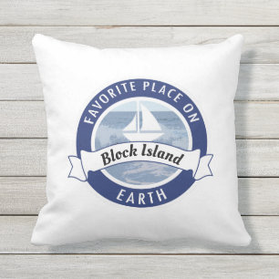 Favorite Place on Earth Beach - Outdoor Throw Cushion