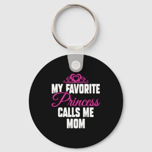 Favorite princess calls mom shirt cute mothers day key ring
