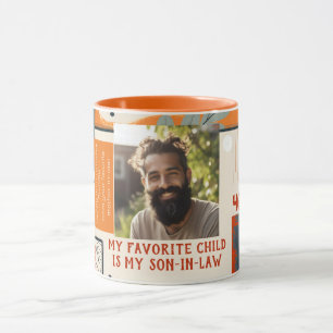  Favorite Son in Law Birthday Cool Photo Mug 003