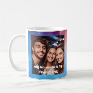 Favorite Son-in-law Photo Message Modern 002 Coffee Mug