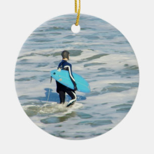 **FAVORITE SURFER'S** CERAMIC ORNAMENT