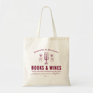 Favorite Things Holiday Book & Wine Club Party Tote Bag