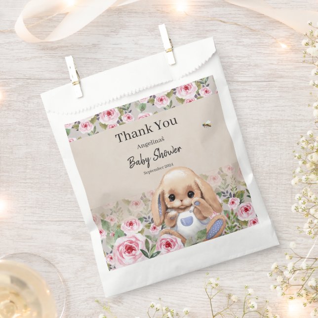 Favour Baby Shower Bags with cute design. (Clipped)