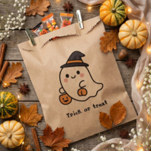 Favour Bag - Cute Ghost Trick or Treat Halloween